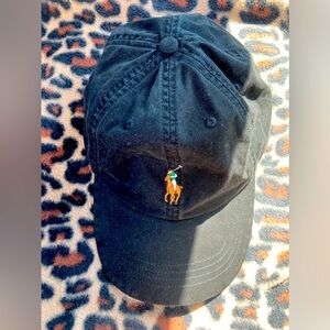 One size fits all, Black, Polo hat